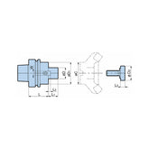 Face Mill Arbor Type A HSK-F63 - Big-tools Industrial Supply Tools for Metal Cutting